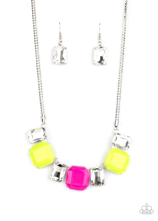 Paparazzi Royal Crest Yellow Short Necklace