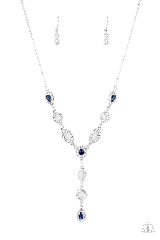 Paparazzi Royal Redux Blue Short Necklace