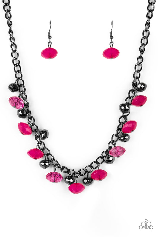 Paparazzi Runway Rebel Pink Short Necklace