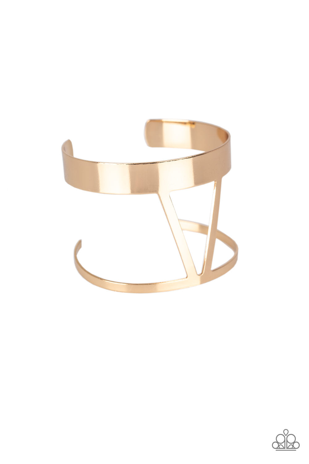 Paparazzi Rural Ruler Gold Cuff Bracelet