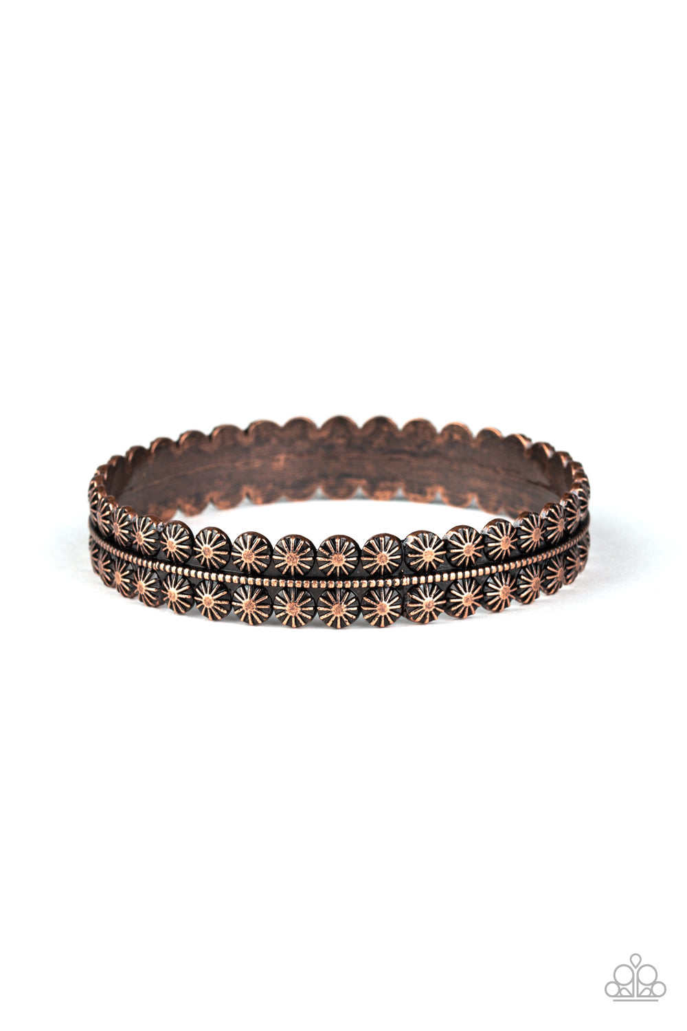 Paparazzi Rustic Relic Copper Bangle Bracelet