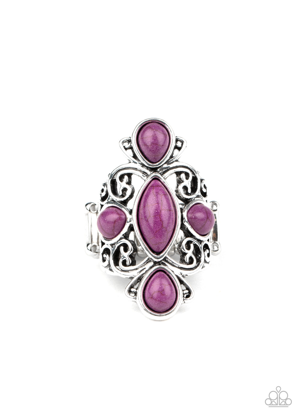 Paparazzi Sahara Sweetheart Purple Stone Ring