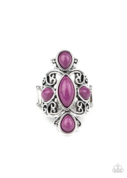 Paparazzi Sahara Sweetheart Purple Stone Ring