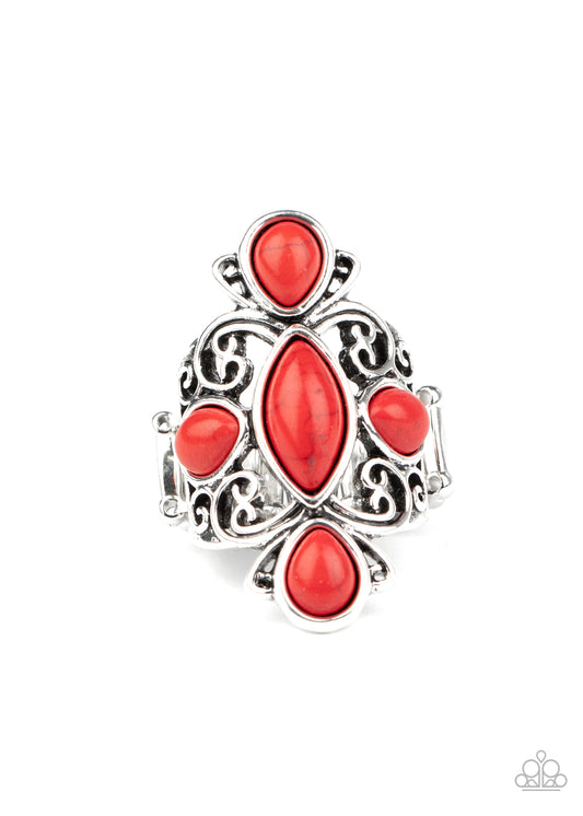 Paparazzi Sahara Sweetheart Red Stone Ring