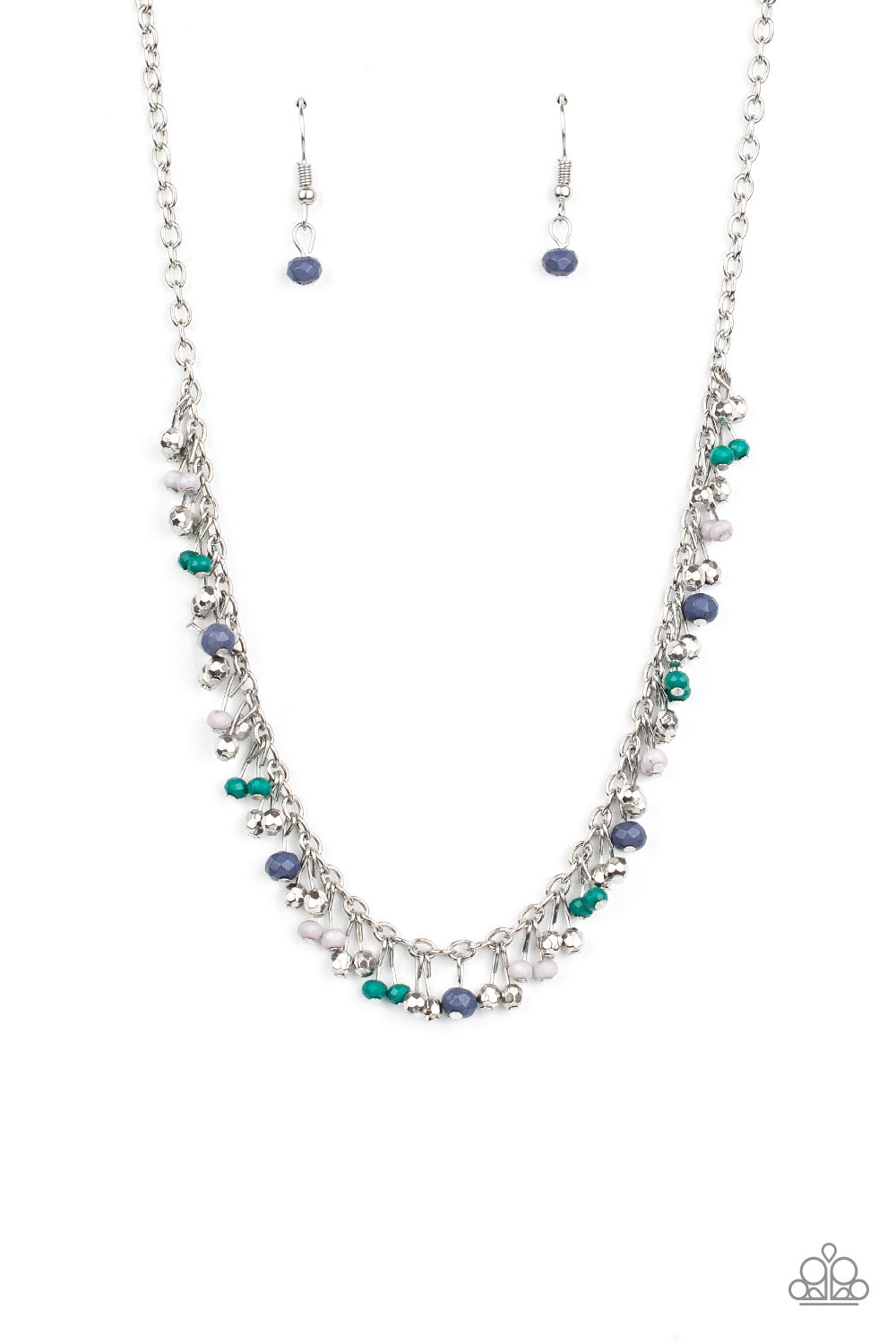 Paparazzi Sailing The Seven Seas Blue Short Necklace - P2RE-BLXX-193BD