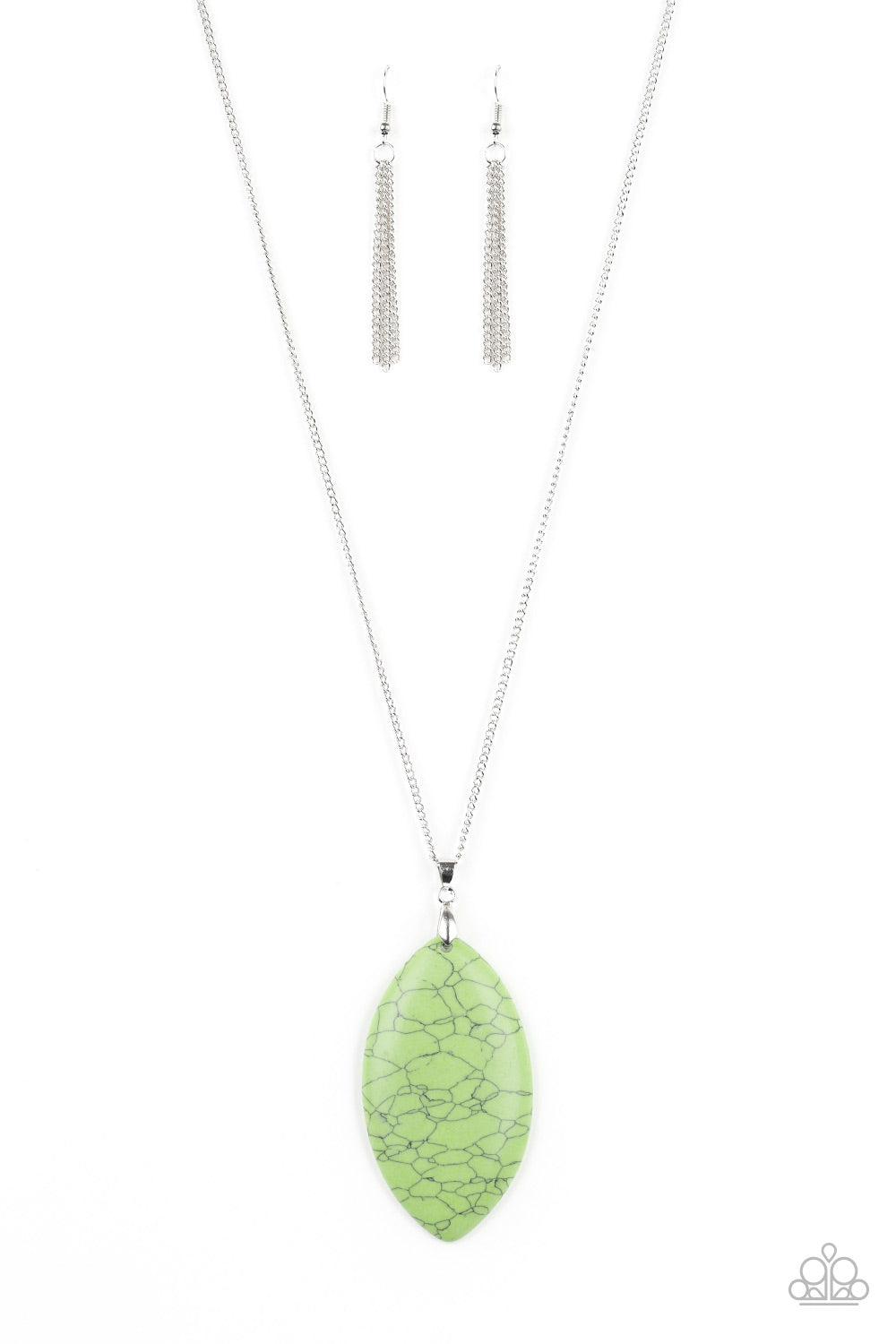 Paparazzi Santa Fe Simplicity Green Long Necklace