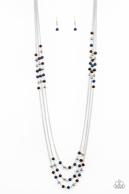 Paparazzi Seasonal Sensation Blue Long Necklace