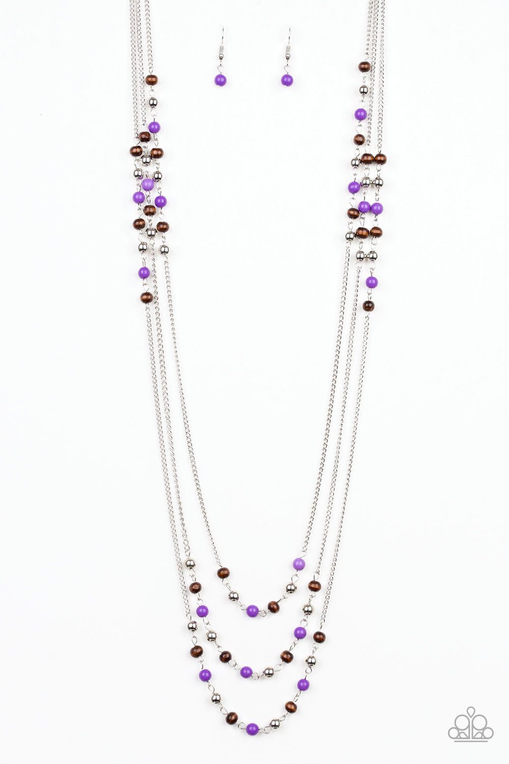 Paparazzi Seasonal Sensation Purple Long Necklace