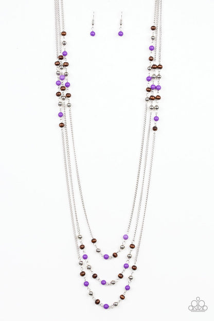 Paparazzi Seasonal Sensation Purple Long Necklace