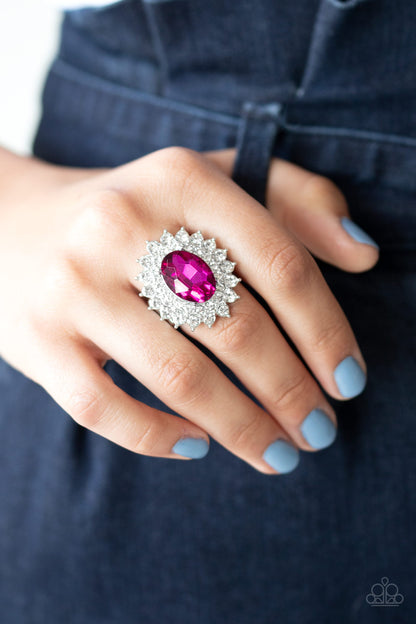 Paparazzi Secret Garden Glow Pink Ring