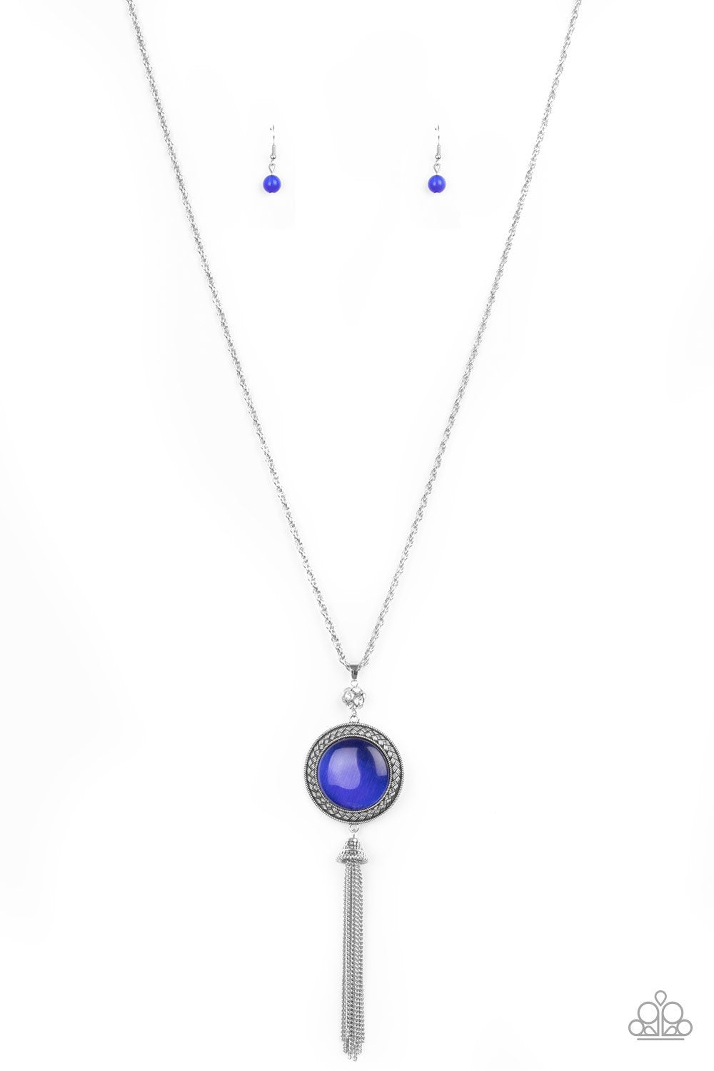 Paparazzi Serene Serendipity Blue Long Necklace