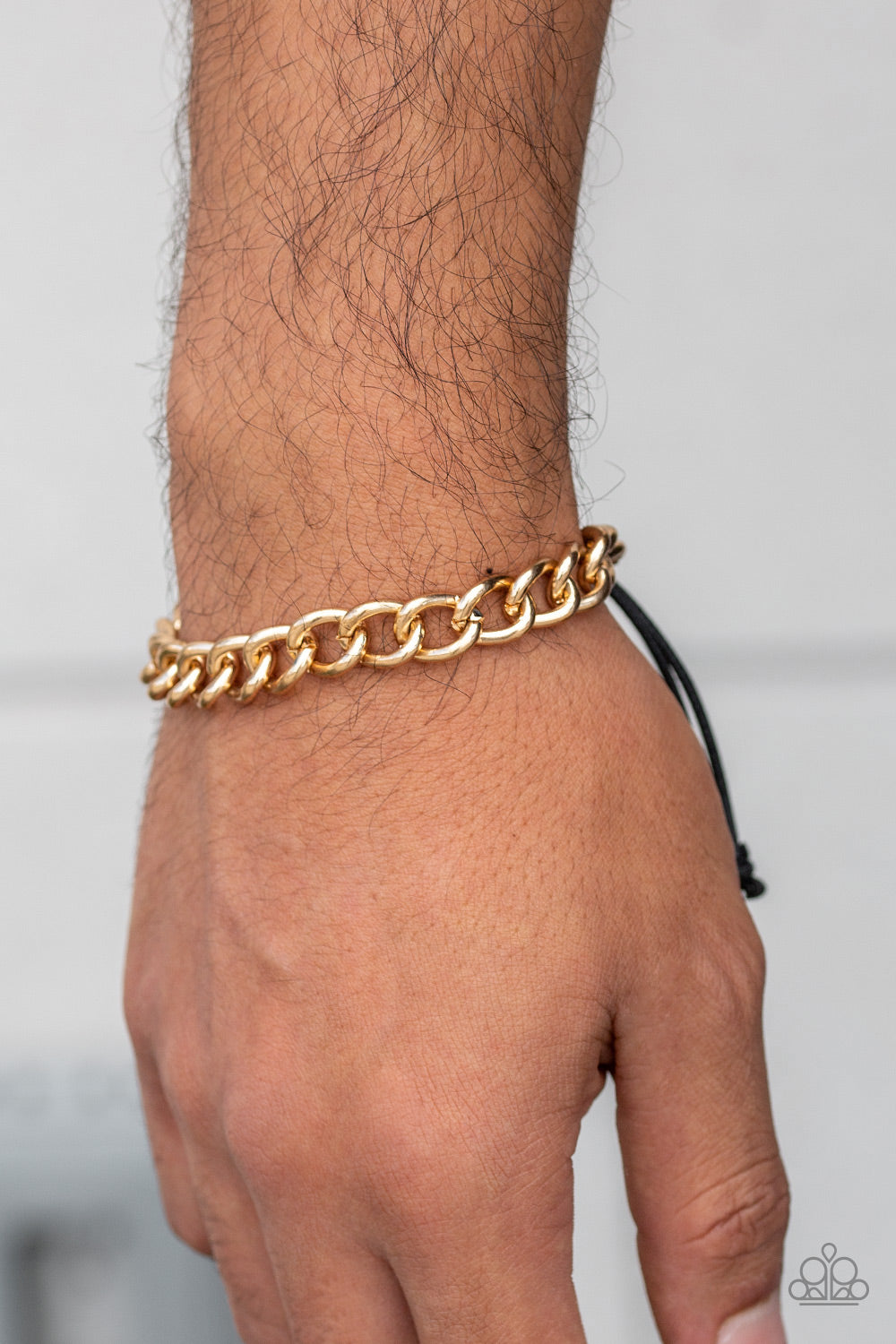 Paparazzi Sideline Gold Sliding Knot Bracelet
