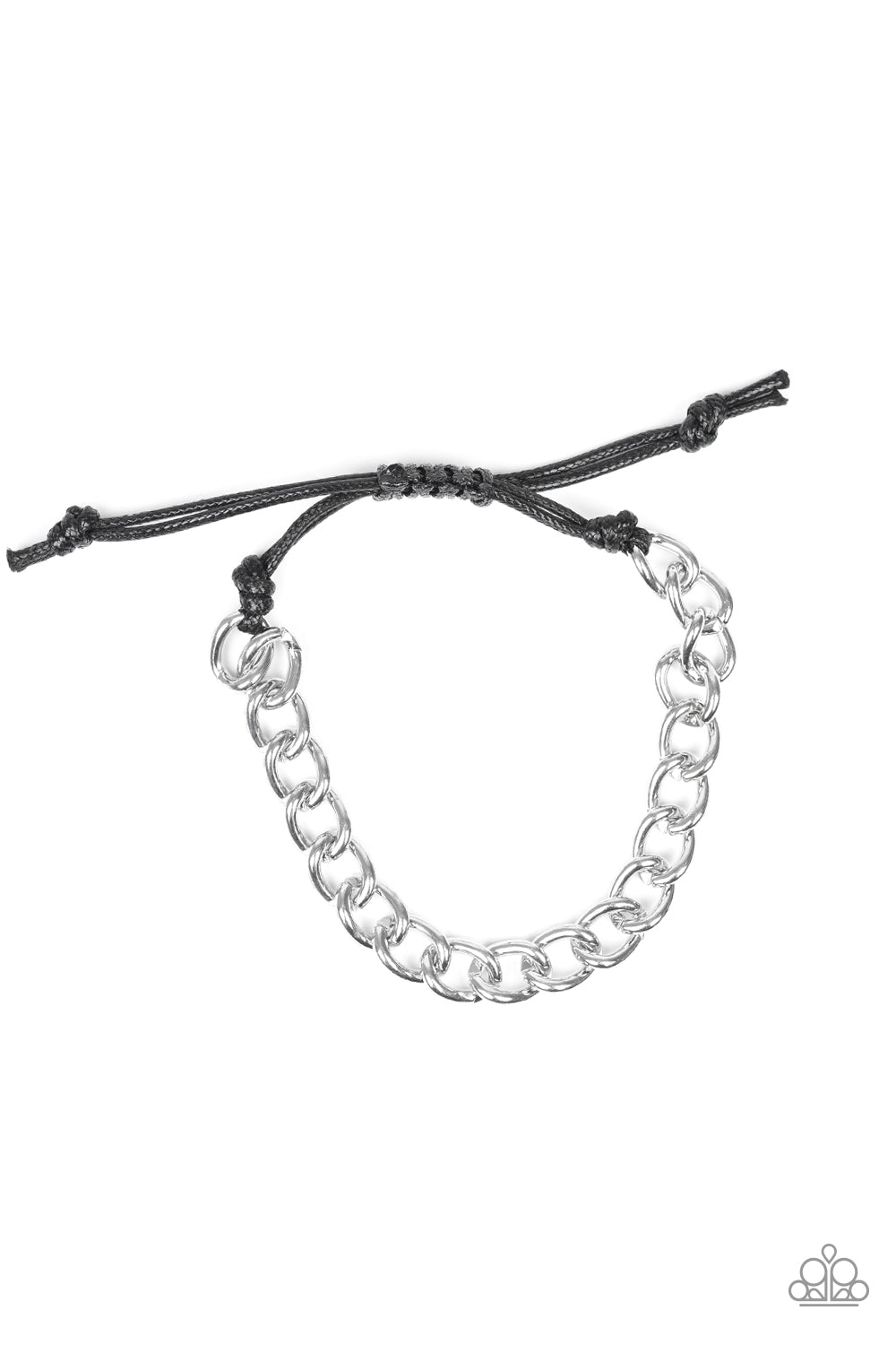 Paparazzi Sideline Silver Sliding Knot Bracelet