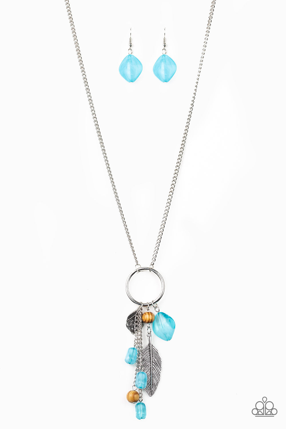 Paparazzi Sky High Style Blue Long Necklace