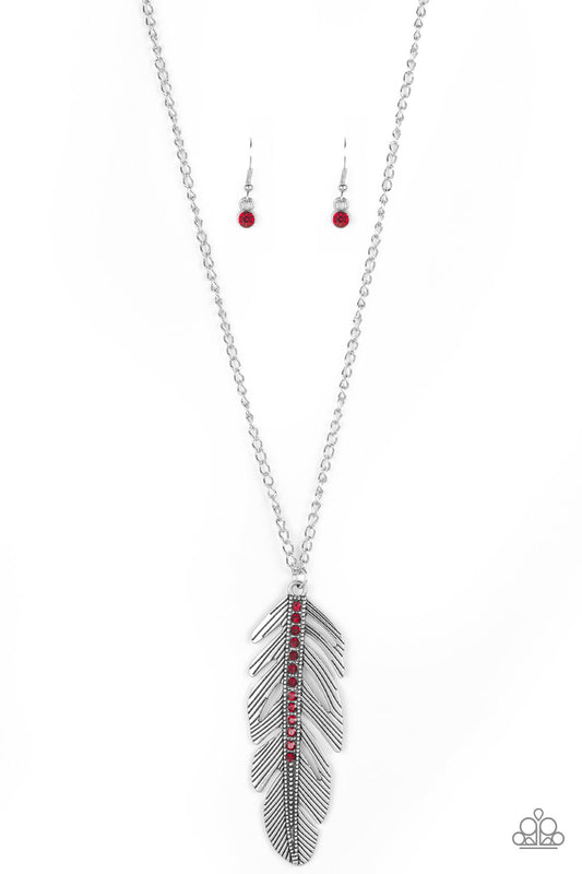Paparazzi Sky Quest Red Long Necklace