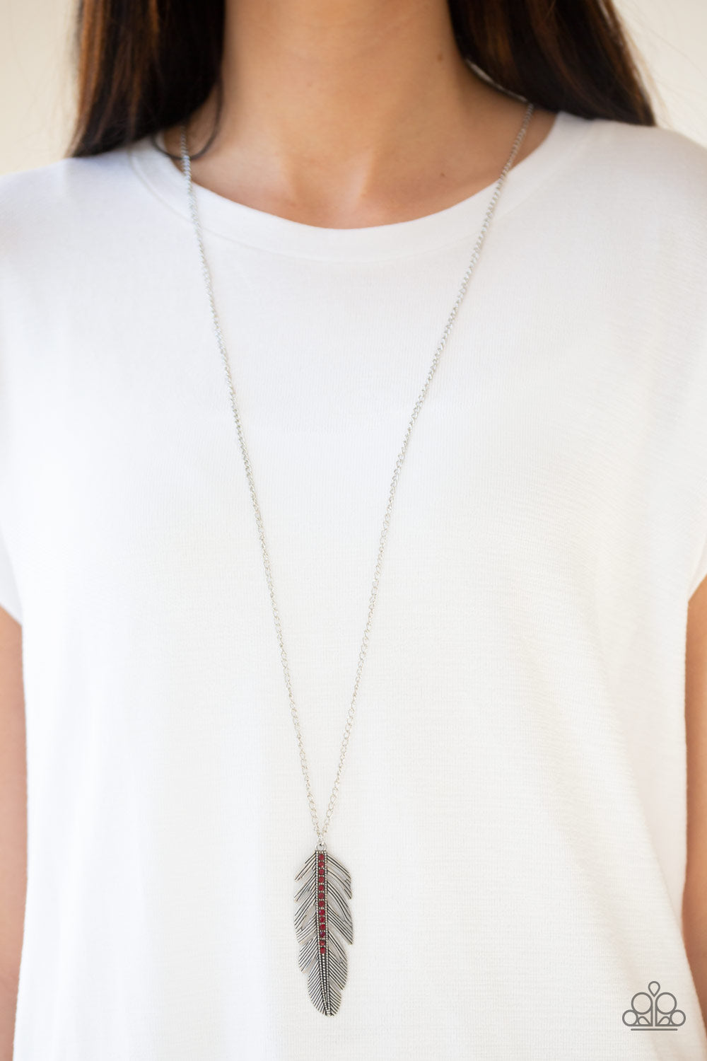 Paparazzi Sky Quest Red Long Necklace