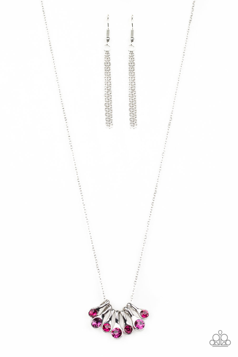 Paparazzi Slide Into Shimmer Pink Short Necklace - P2DA-PKXX-139XX