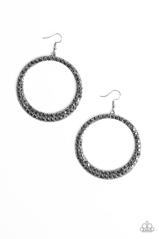 Paparazzi So Demanding Silver Fishhook Earrings - P5ED-SVXX-088XX