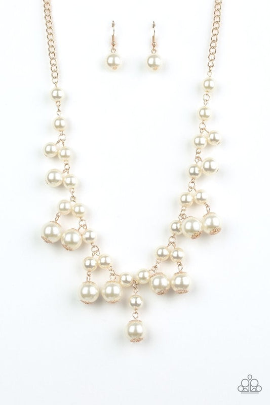 Paparazzi Soon To Be Mrs. Gold Short Necklace - P2RE-GDXX-244XX
