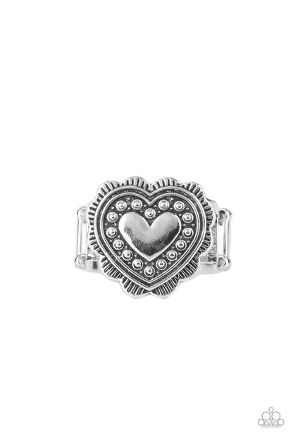 Paparazzi Southern Soulmate Silver Ring - P4BA-SVXX-078XX