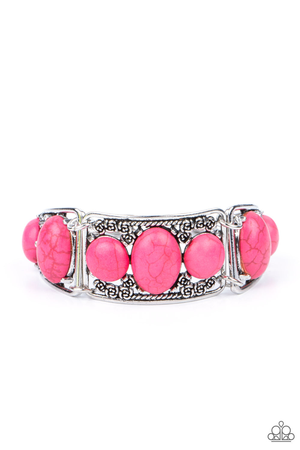 Paparazzi Southern Splendor Pink Clasp Bracelet