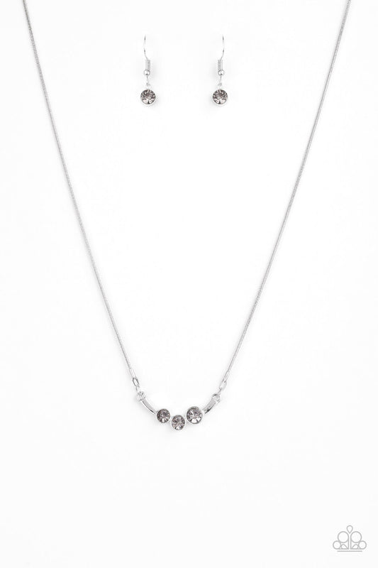 Paparazzi Sparkling Stargazer Silver Short Necklace