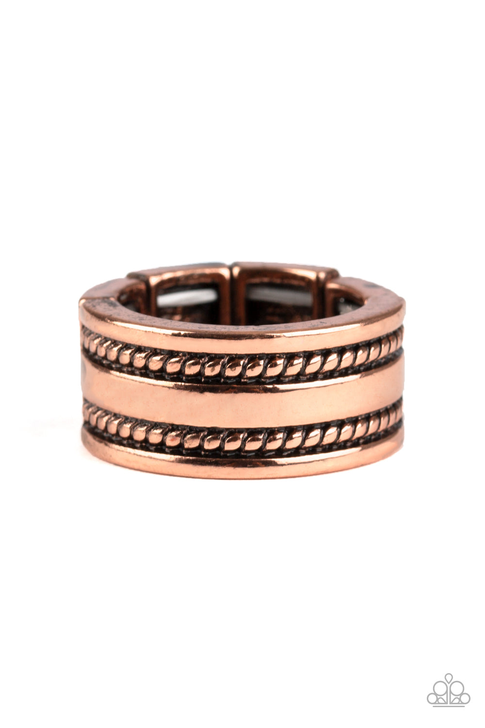 Paparazzi Special Ops Copper Men's Ring - P4MN-URCP-007XX