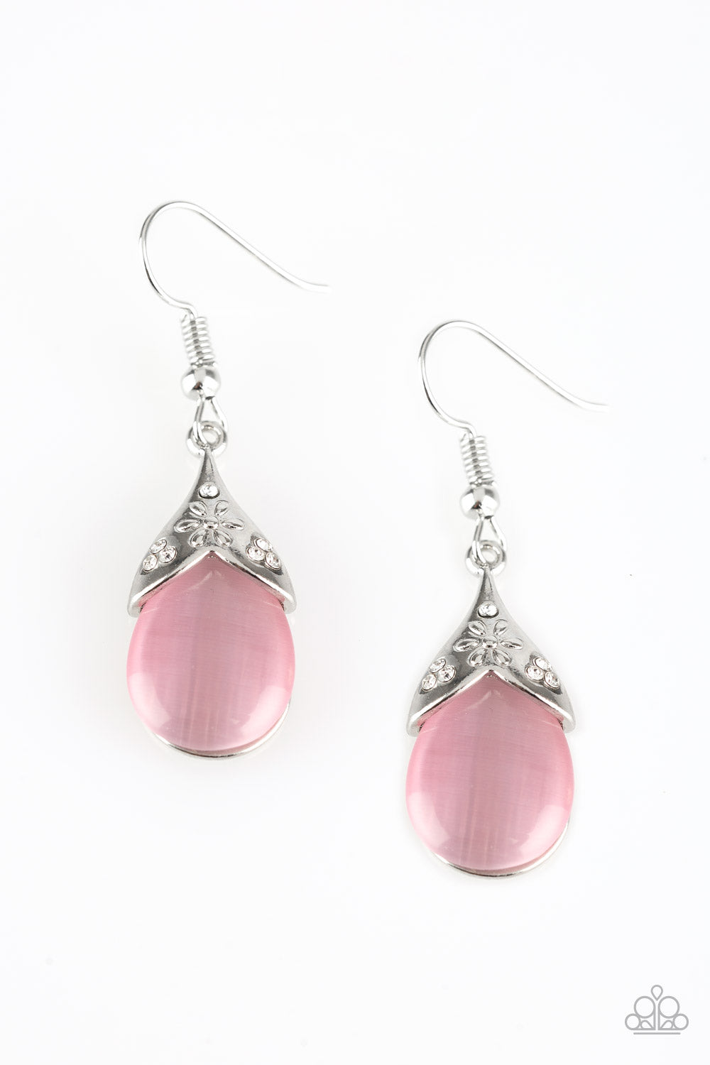 Paparazzi Spring Dew Pink Fishhook Earrings