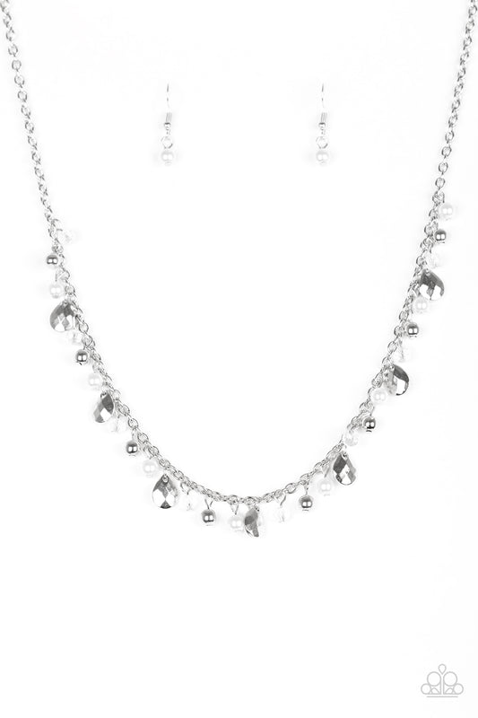 Paparazzi Spring Sophistication White Short Necklace