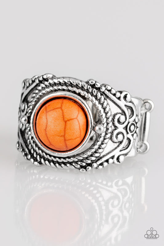 Paparazzi Stand Your Ground Orange Ring