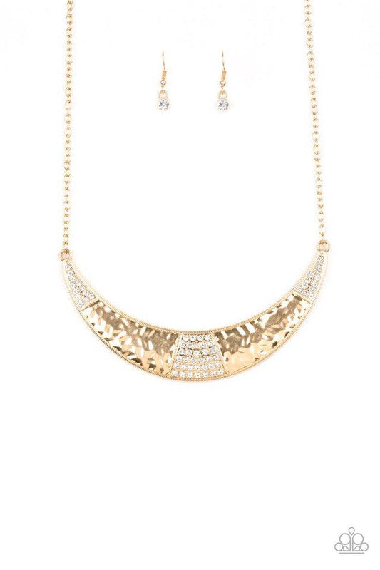 Paparazzi Stardust Gold Short Necklace