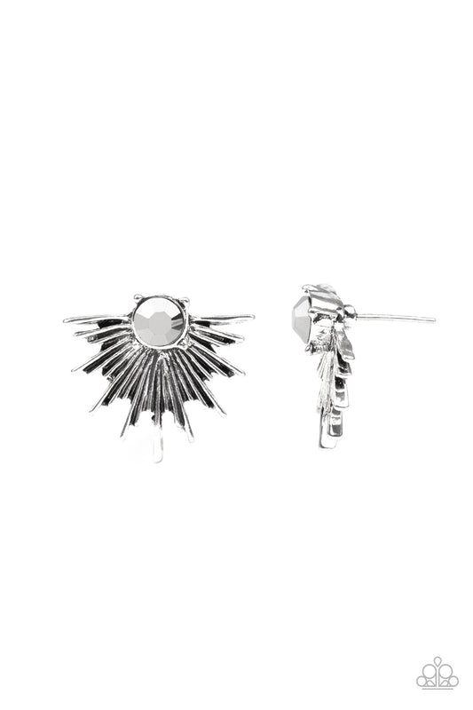 Paparazzi Starry Light Silver Post Earrings