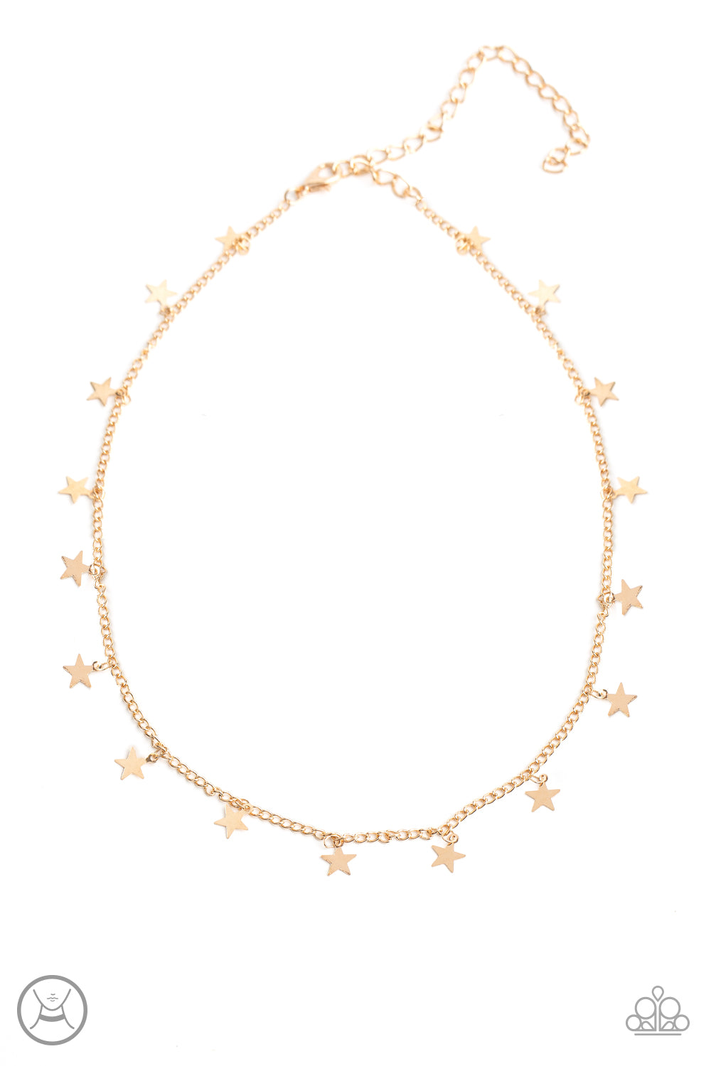 Paparazzi Starry Skies Gold Choker Necklace