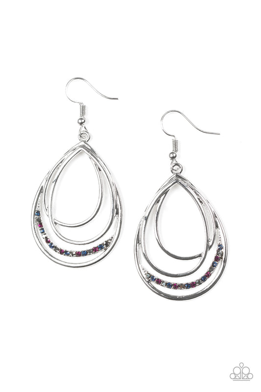 Paparazzi Start Each Day With Sparkle Multi Fishhook Earrings