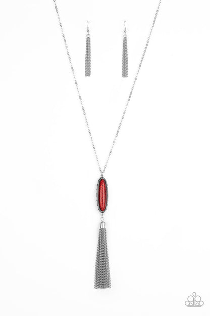 Paparazzi Stay Cool Red Short Necklace