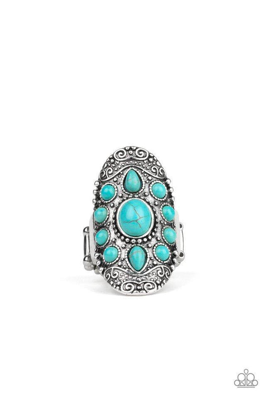 Paparazzi Stone Sunrise Blue Ring
