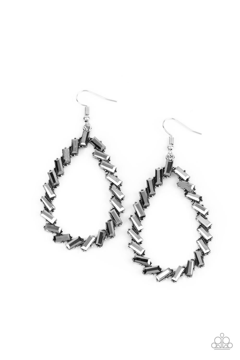 Paparazzi Striking RESPLENDENCE Silver Fishhook Earrings