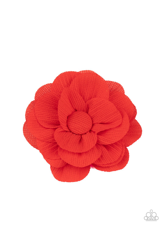 Paparazzi Summer Soiree Red Hairbow - P7SS-RDXX-079XX