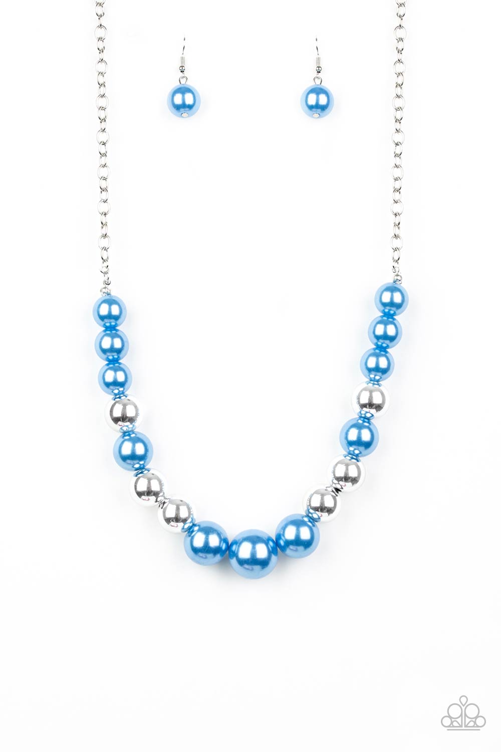 Paparazzi Take Note Blue Short Necklace