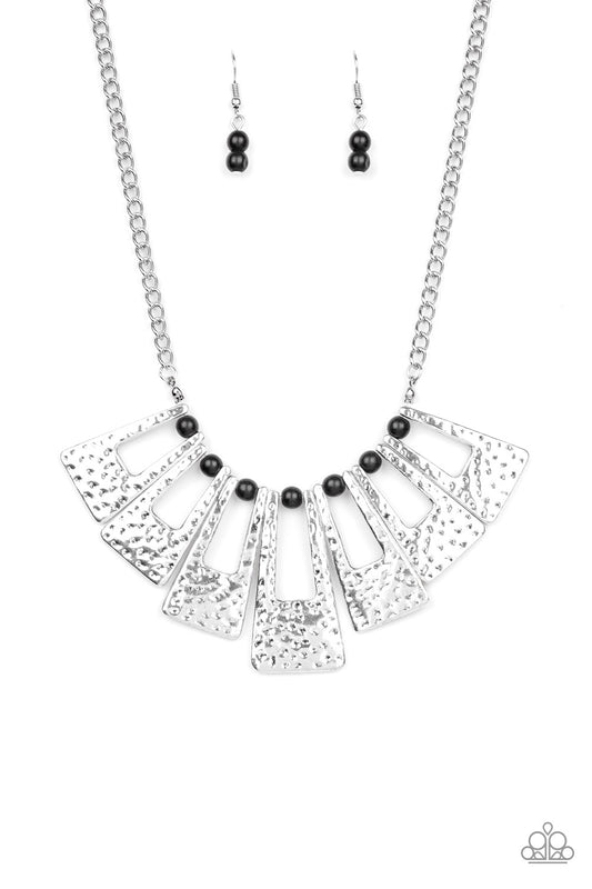 Paparazzi Terra Takeover Black Short Necklace