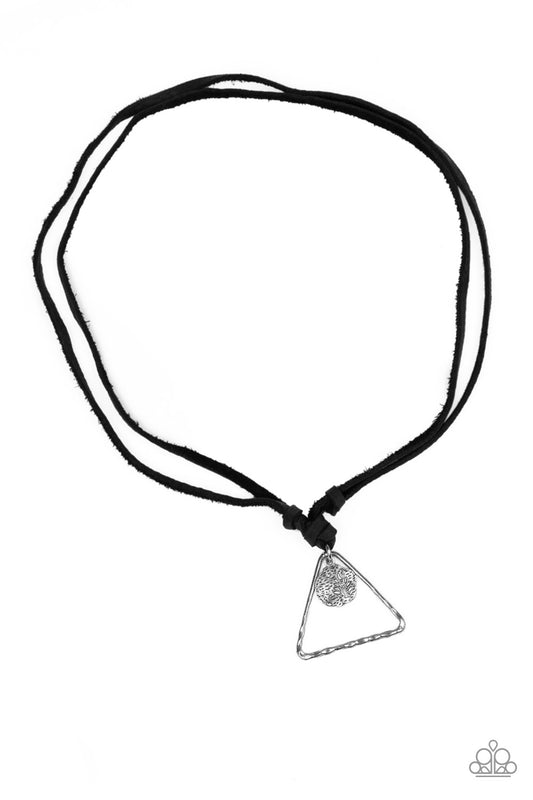 Paparazzi Terra Traverse Black Men's Short Necklace