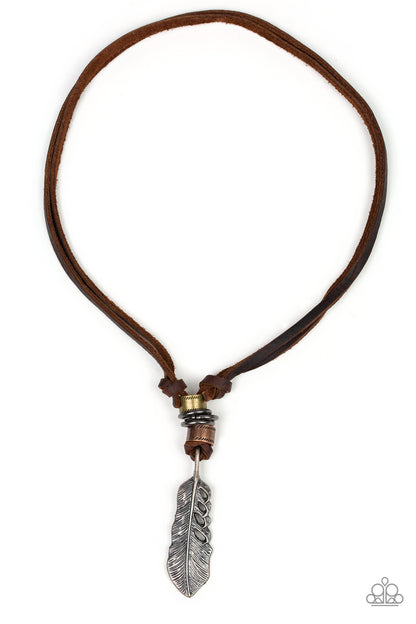 Paparazzi That Quill Be The Day Multi Men's Short Necklace