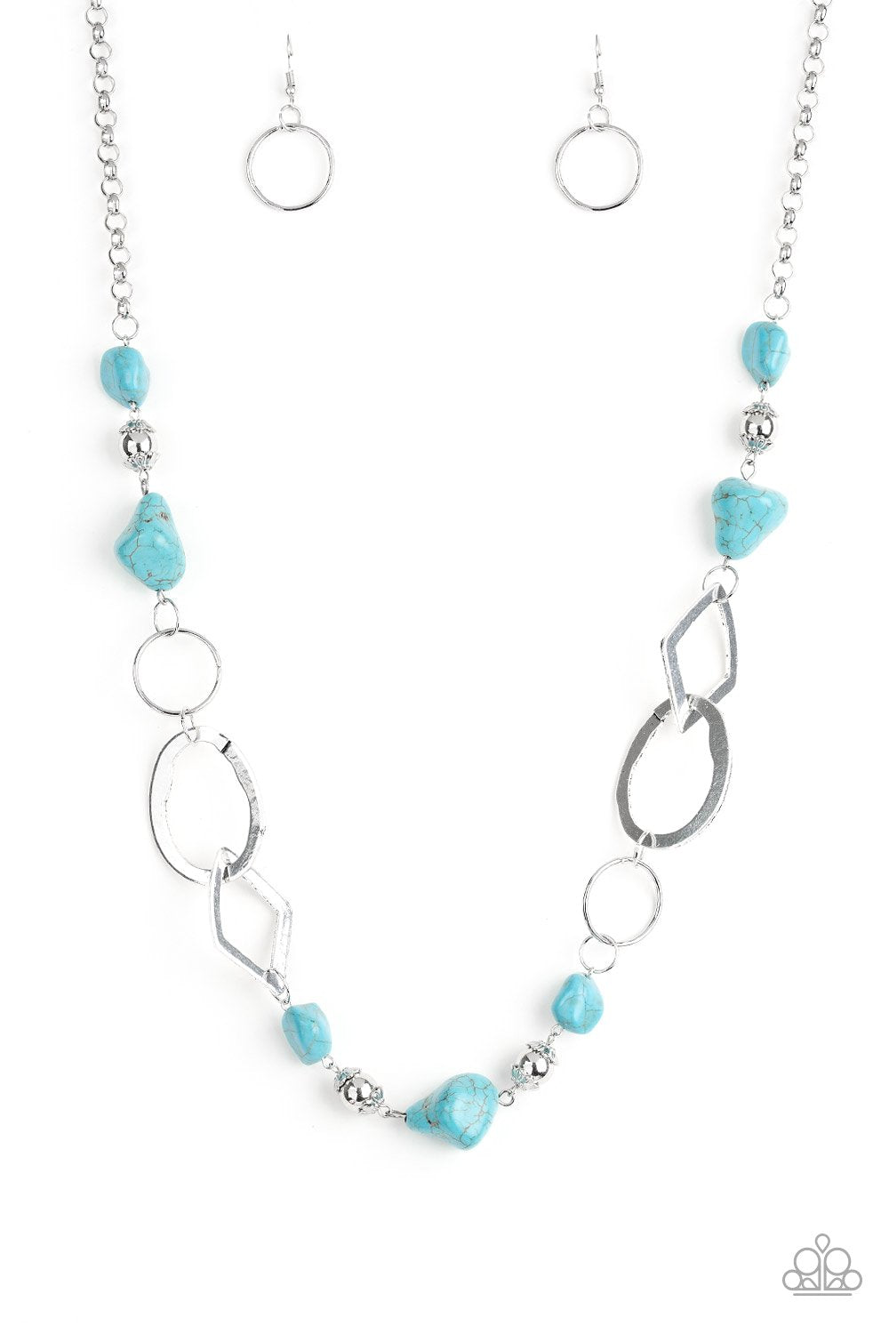 Paparazzi That's TERRA-ific! Blue Long Necklace