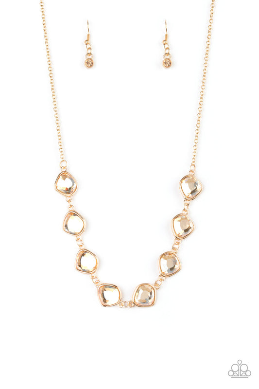 Paparazzi The Imperfectionist Gold Short Necklace