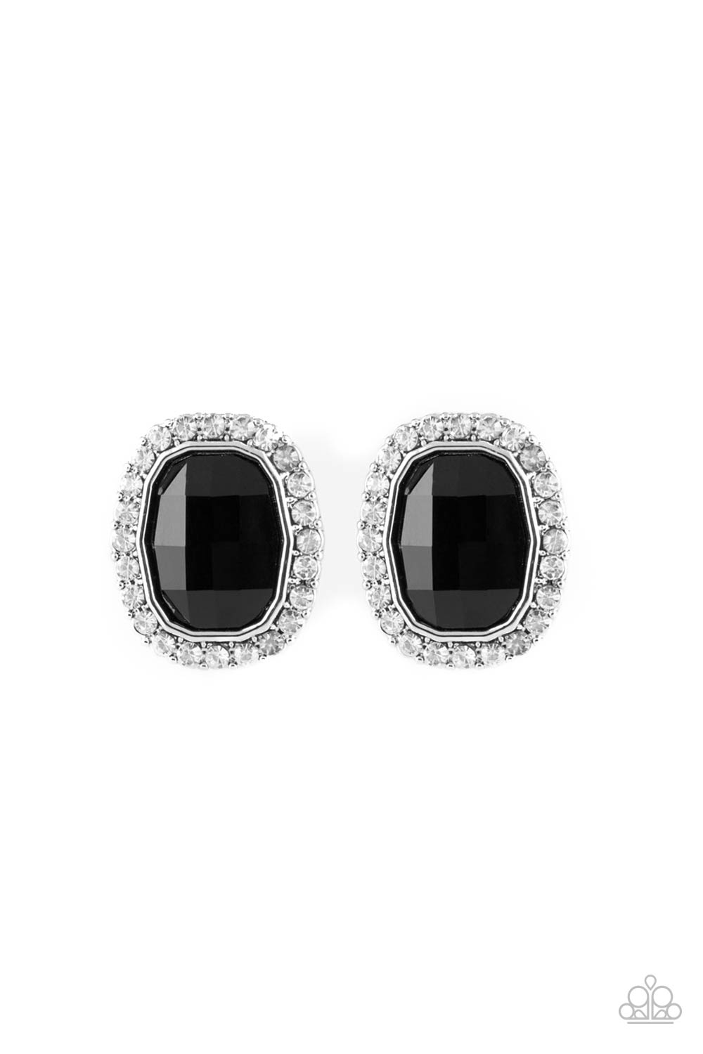 Paparazzi The Modern Monroe Black Post Earrings - P5PO-BKXX-069XX