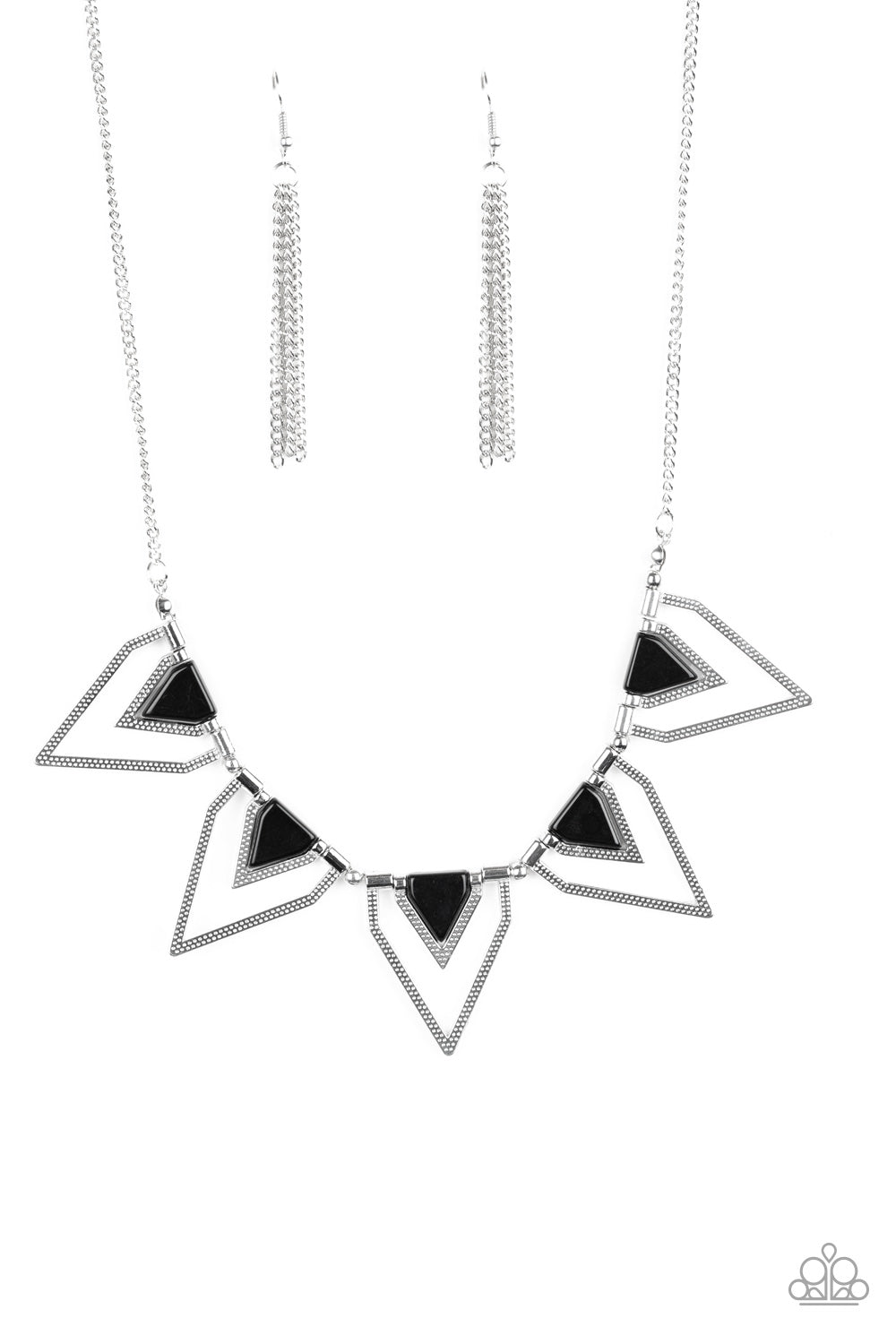 Paparazzi The Pack Leader Black Short Necklace