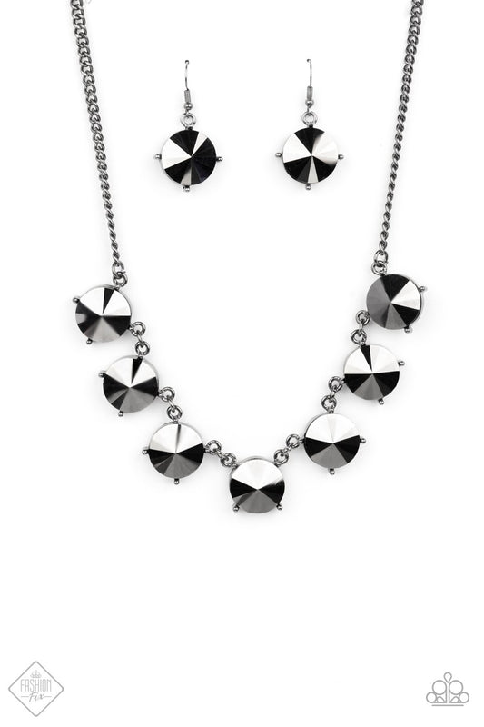 Paparazzi The SHOWCASE Must Go On Black Short Necklace - Fashion Fix Magnificent Musings September 2021