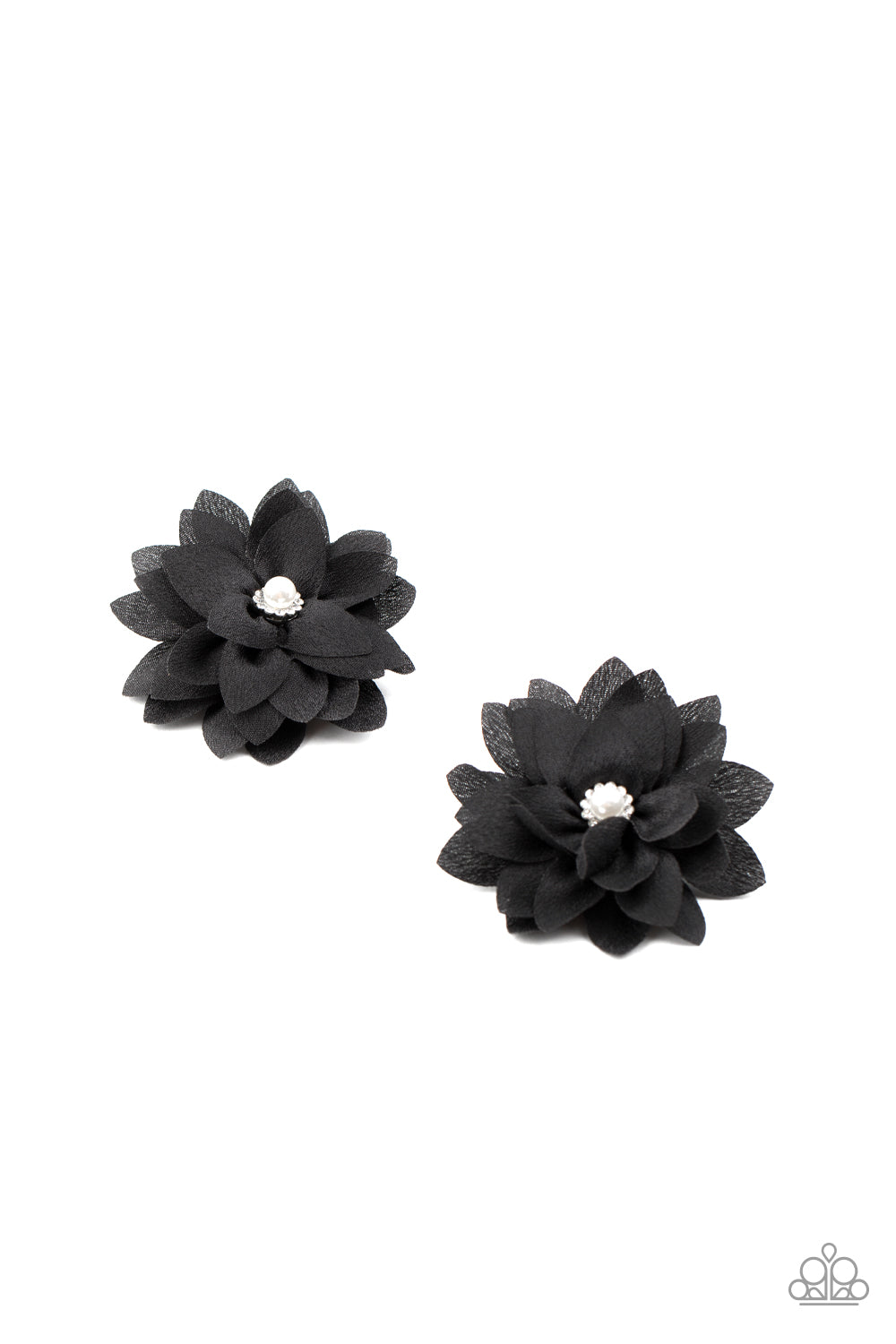 Paparazzi Things That Go Bloom! Black Hairbow Duo
