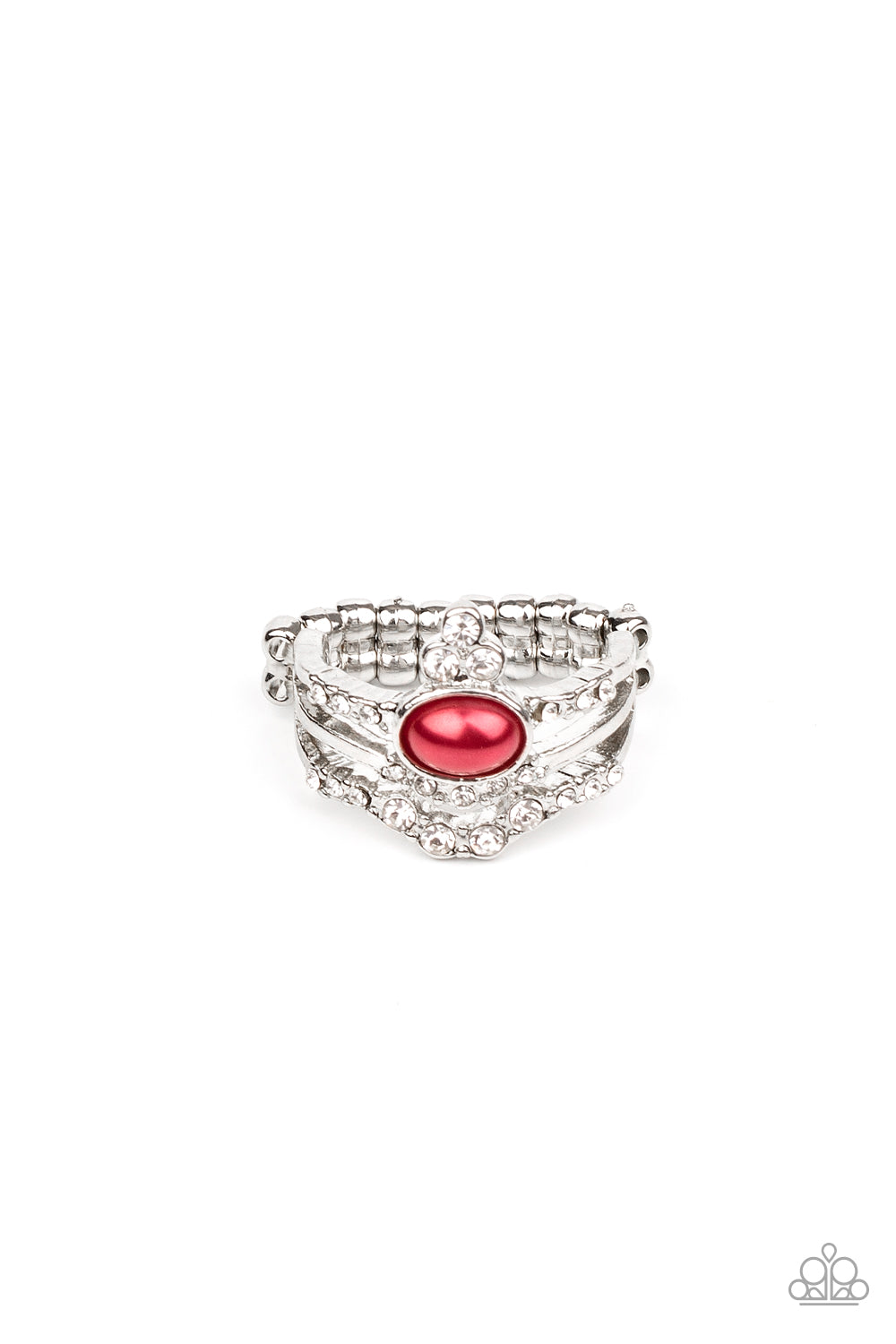 Paparazzi Timeless Tiaras Red Ring