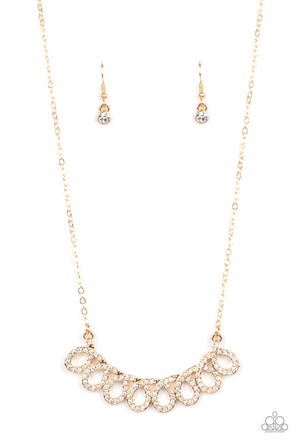 Paparazzi Timeless Trimmings Gold Short Necklace